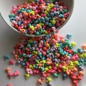 10mm Mouse Pastel Acrylic Beads // Mickey Inspired // Disney Inspired