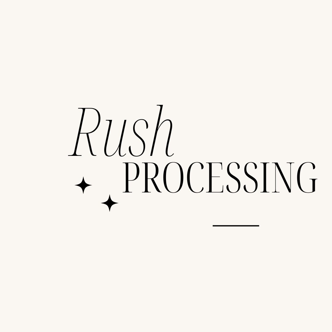 Rush Processing Rush Processing - Read Description - Etsy