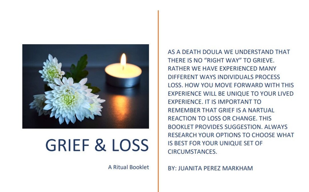 Herbal Somatics Grief & Loss Booklet Etsy