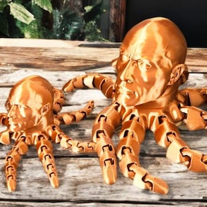 Dwayne Johnson Rocktopus Fidget Toy: Mega 3D Printed Flexi Octopus