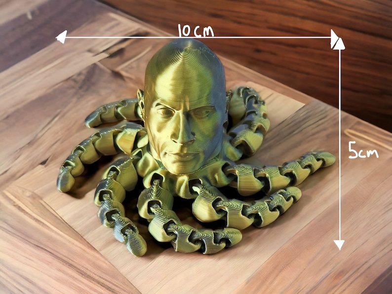 Picture of a rocktopus that is a combinationof the rock and a octopus tentacles and is combines to make a fun fidget toy