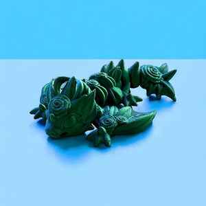 Rose Wyvern Dragon Baby: 3D-utskriven artikulerande fidgetleksak bild 2