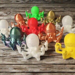 Middle Finger Octopus V2 – Fuckoctopus 3D Printed Articulated Fidget Toy | Unique Desk Decor image 6