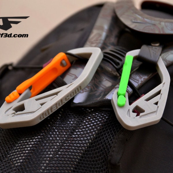 New Origami Carabiner 3D printed!! | Great gift idea | carabiner tool | keychain | Hooks