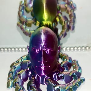 Dwayne Johnson Rocktopus Fidget Toy: Mega 3D Printed Flexi Octopus image 14