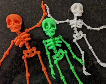 Cute Flexi Articulated Flexible Skeleton | Halloween Decoration | decoration | Articulated | kids toy | Stress toy | ornament