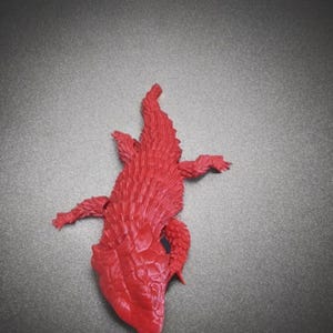 3D Printed Armadillo Lizard – Articulated Fidget Toy | Flexible Desk Decor & Fun Reptile Gift image 11