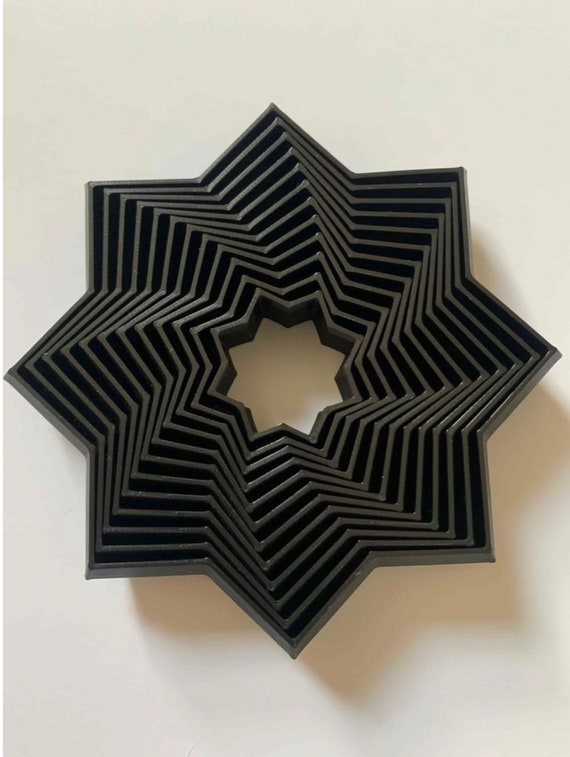 3D Printed Fidget Star: Stress Relief Desk Toy