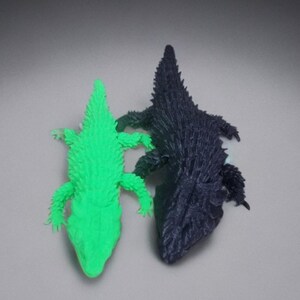 3D Printed Armadillo Lizard – Articulated Fidget Toy | Flexible Desk Decor & Fun Reptile Gift image 13