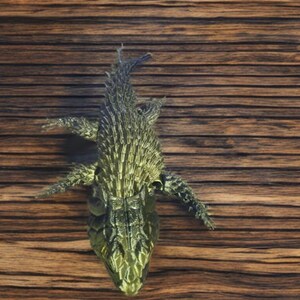 3D Printed Armadillo Lizard – Articulated Fidget Toy | Flexible Desk Decor & Fun Reptile Gift image 15