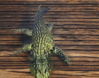 3Dプリントのアルマジロトカゲ – 関節式フィジェットトイ