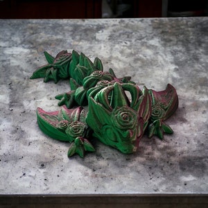 Rose Wyvern Dragon Baby: 3D-utskriven artikulerande fidgetleksak bild 7