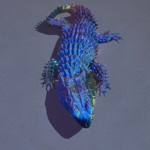 3D Printed Armadillo Lizard – Articulated Fidget Toy | Flexible Desk Decor & Fun Reptile Gift image 9