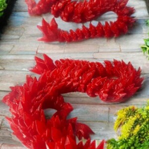 Articulating Crystal Dragon Fidget Toy: 3D Printed PLA Decor image 9