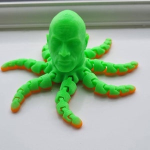 Rocktopus fidget toy 2 colour option Dwayne Johnson octopus Flexi toy fidget toy image 8