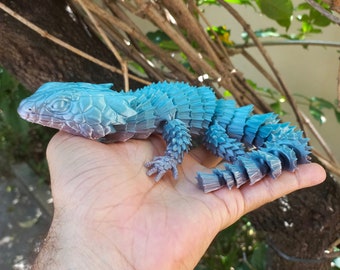 Articulated Armadillo Lizard  | UK TikTok Craze | Articulating Lizard | Fidget Toy | Reptile | Flexible Toy | 3D Printed | Crocodile Skink
