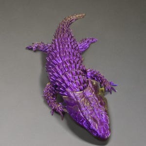 3D Printed Armadillo Lizard – Articulated Fidget Toy | Flexible Desk Decor & Fun Reptile Gift image 12