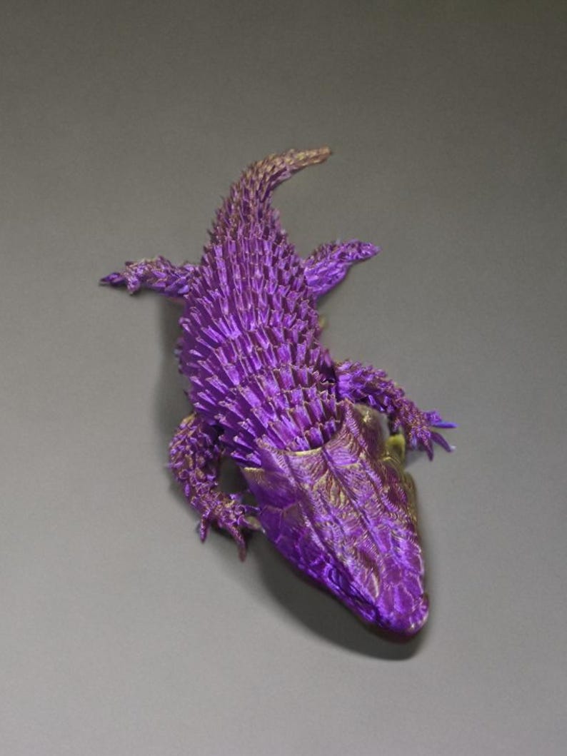 3D Printed Armadillo Lizard – Articulated Fidget Toy | Flexible Desk Decor & Fun Reptile Gift image 12