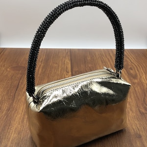 Bolso dorado / bandolera de señora / regalo de Halloween / regalo de cumpleaños / auténtico AW / bolso de moda / bolsos de fiesta