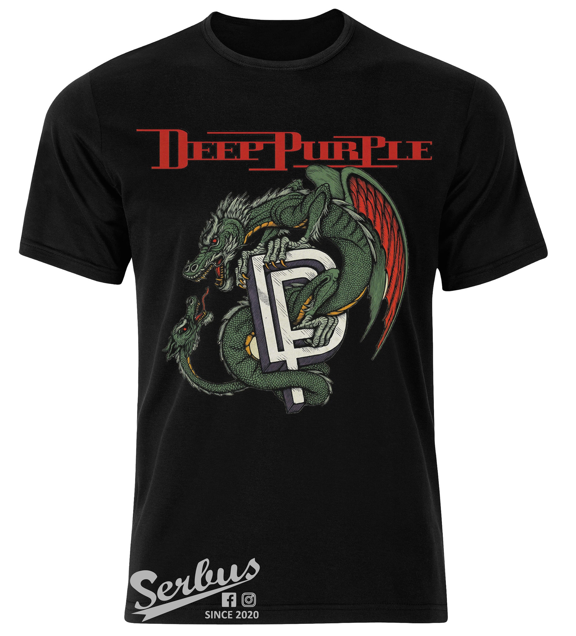 Discover DEEP PURPLE |  Classic Rock | Heavy Metal | Png Design | Black T-shirt design | Ready-To-Print file
