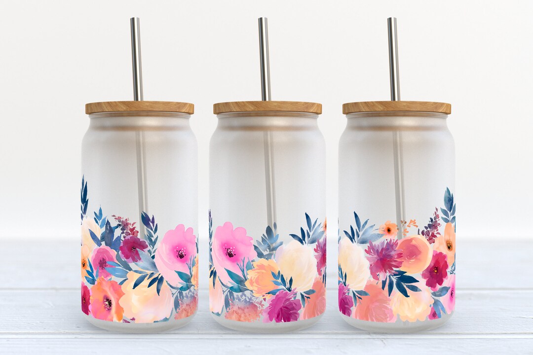 16 Oz Libbey Glass Can Tumbler Sublimation Design - Design Digital ...