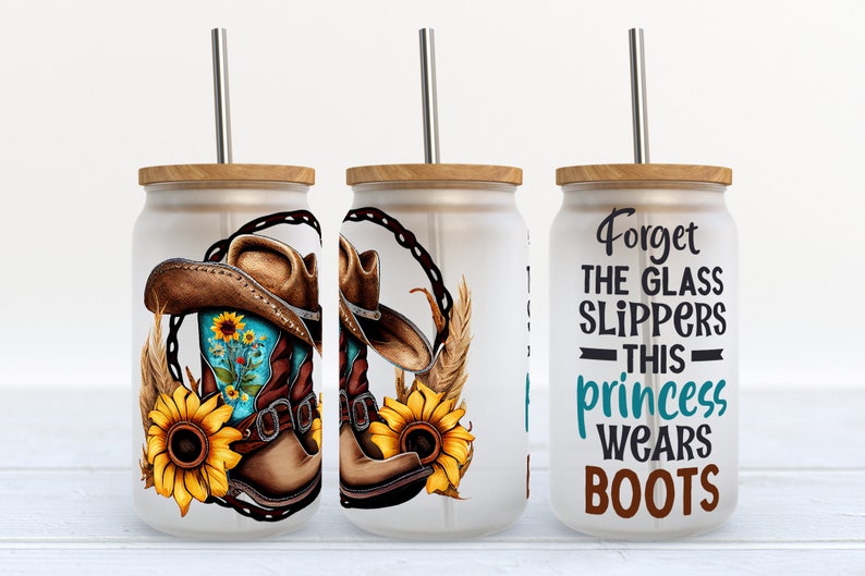 Cartello In Metallo Vintage 20x30 Cm – Gardening Forget The Glass Slippers This Princess Wears Boots – Decorazione Per Casa, Bar, Garage