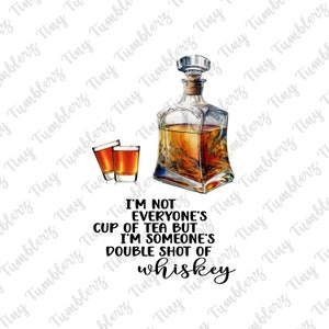 Double Shot Of Whiskey - PNG - Designs Downloads - PNG Clipart - Shirt Design - Sublimation Download