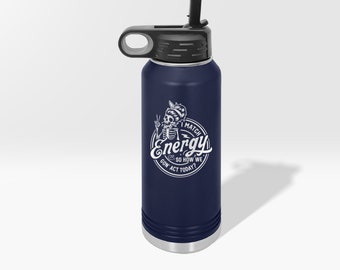 Engraved I match energy Custom Tumbler, Sarcasm Sassy Do not disturb my energy Coffe Mug, Funny skull wine Cup, Skeleton Peace Sign Bottle