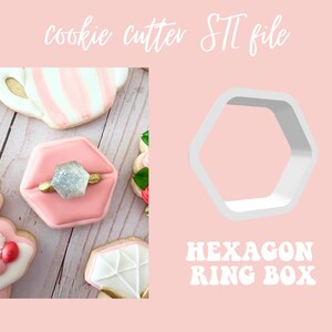 Caixa de anel hexagonal - arquivo STL