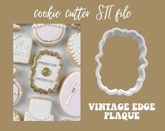 Vintage Edge Plaque - STL file
