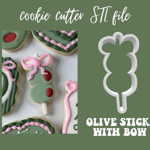 Olive Stick with Bow - STL file