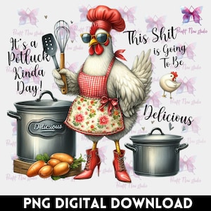 Funny Chicken Png -  Crazy Chicken Lady PNG, Western Chicken Png, Sublimation Designs, arm Life Png, Farmer Png, Sublimation Printing