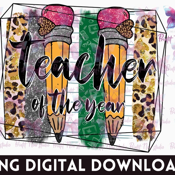 Teacher Of The Year Png - Teacher Life PNG Digital Download, TEACHER Appreciation, School Teacher, Teacher Png, Teacher gift PNG