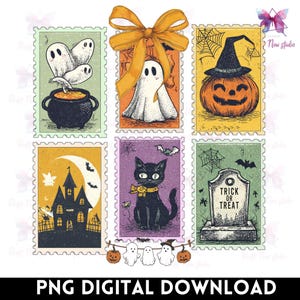 Retro Halloween Cat Ghost Png, Spooky Season Png, Pumpkin Halloween Png, Funny Halloween Png, Fall Png, Black Cat Png, Spooky Mama png