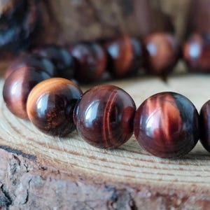 10mm bull&#39;s eye lithotherapy bracelet