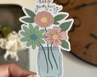 Keep Growing Sticker