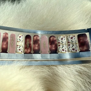 Autumn Garden Nail Wraps Nail Wrap Nail Strips Nail Polish Strips Nail Stickers Nail Art image 2