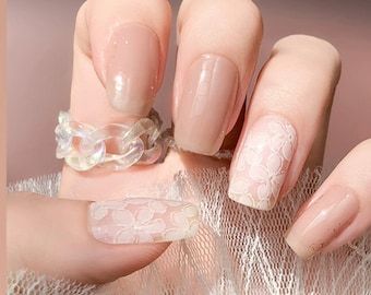 Shamrock crémeux | Protège-ongles, stickers artistiques durables, manucure DIY élégante