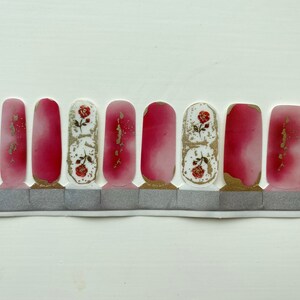 Eau de rose | Protège-ongles, stickers artistiques durables, manucure DIY élégante Nail Wrap Only