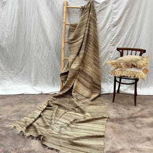 Handmade Moroccan Haik Blanket – Traditional Lightweight Berber Throw