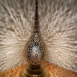 Lanterne de table marocaine FLAME, Lanternes de table marocaines de chambre, éclairage fait à la main, nouveau décor d’éclairage de maison