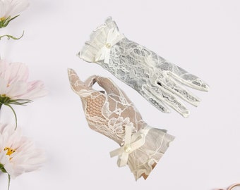 Guantes de novia, Guantes de dama de honor, Accesorios de boda, Guantes largos transparentes, Guantes de boda de tul, Guantes transparentes para fiesta de graduación