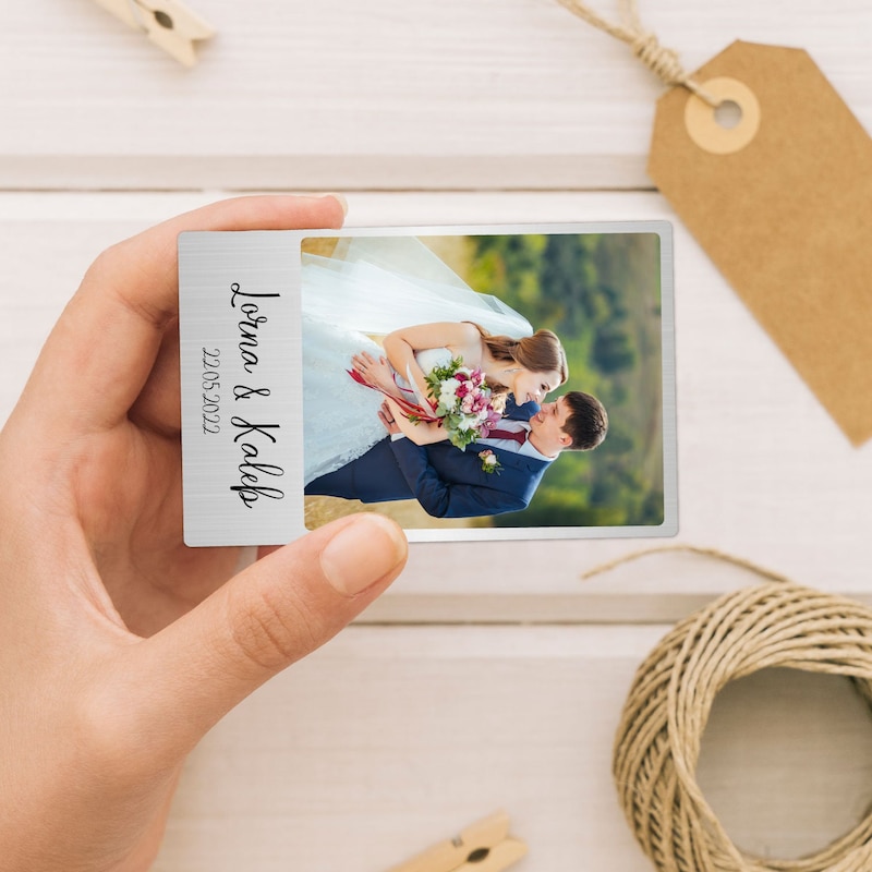 Metal Wallet Card - Etsy