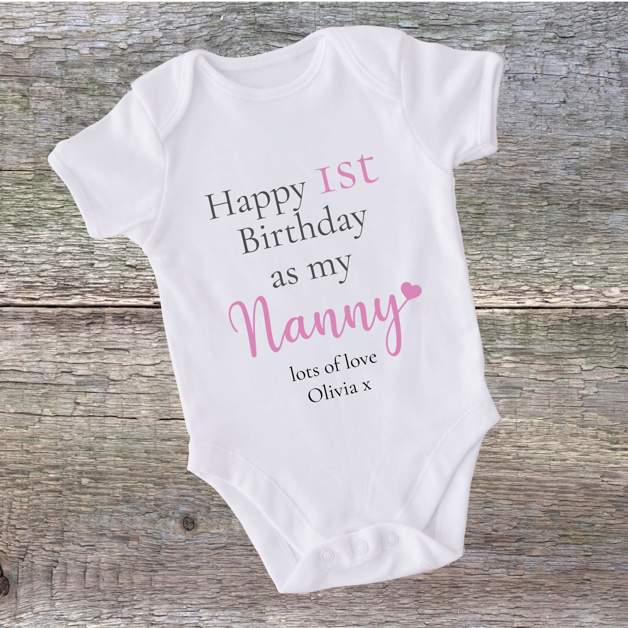 BABY GIRLS HAPPY 2ND BIRTHDAY BABYGROW BODYSUIT VEST SECOND TWO YEAR baby-girls-happy-2nd-birthday-babygrow-bodysuit-vest-second-two-year