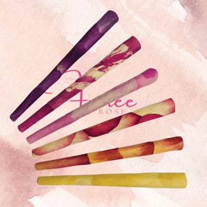 New! Fumèe Rose- Organic Rose Cones| 109mm