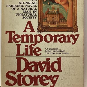 A Temporary Life by David Storey  (1975 1st Avon pb {#26542}, Vintage, VG)