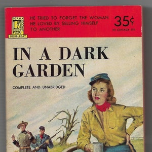 In a Dark Garden by Frank G Slaughter (1953 Perma pb {P220} - Julian Paul art)