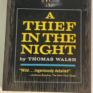 A Thief in the Night by Thomas Walsh [1965 Award 1st pb - Inner Sanctum Mystery]