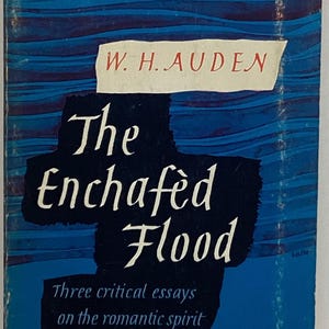 The Enchafed Flood by W. H. Auden (1967 1st Vintage pb {V-398}, Essays, VG)