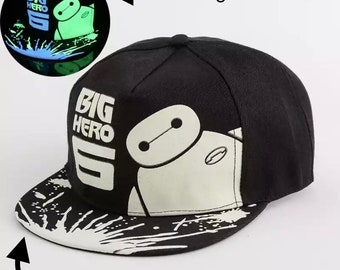 Big Hero 6 Baseball cap, Baymax Snapback Cap, Big Hero 6, Baymax, Ravers Cap,